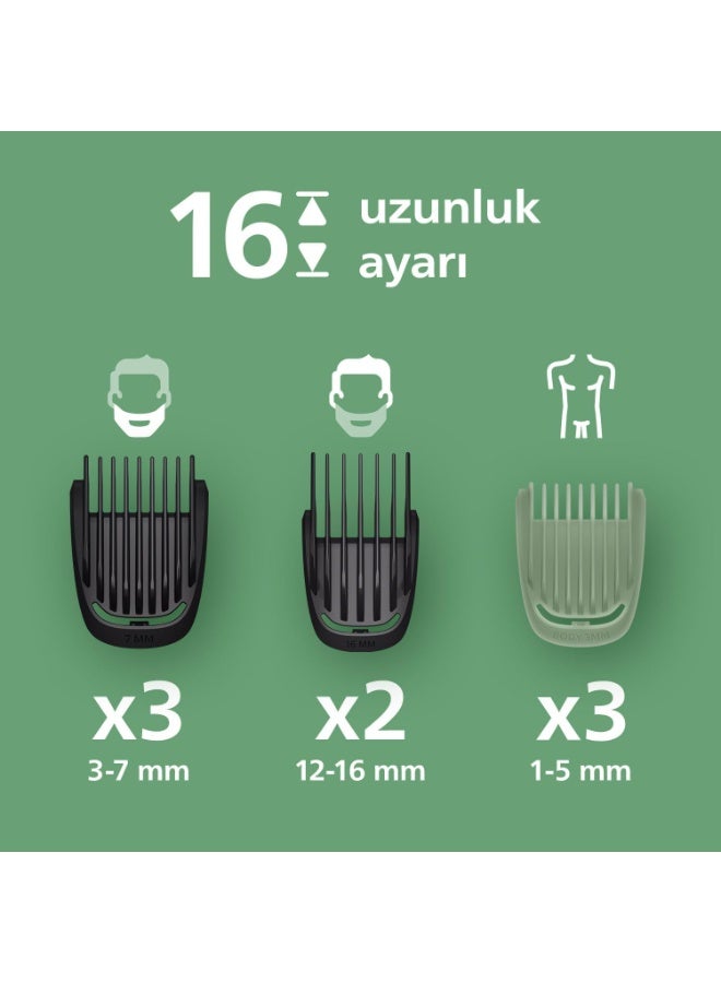 Philips All-in-One Trimmer 7000 Series 13-in-1 Men's Grooming Kit MG7922/15 Silver - Image 4