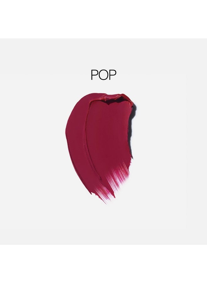 Saie - Lip Blur Soft Matte Hydrating Lipstick Longwearing Shine Free + Hydrating Lip Color Buildable Shades With Matte Coverage Pop (0.07 Oz) - Image 1
