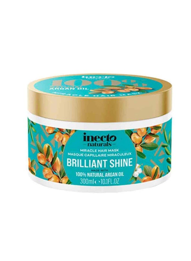 Inecto Natural Miracle Hair Mask Argan Oil - 300ml - Image 1