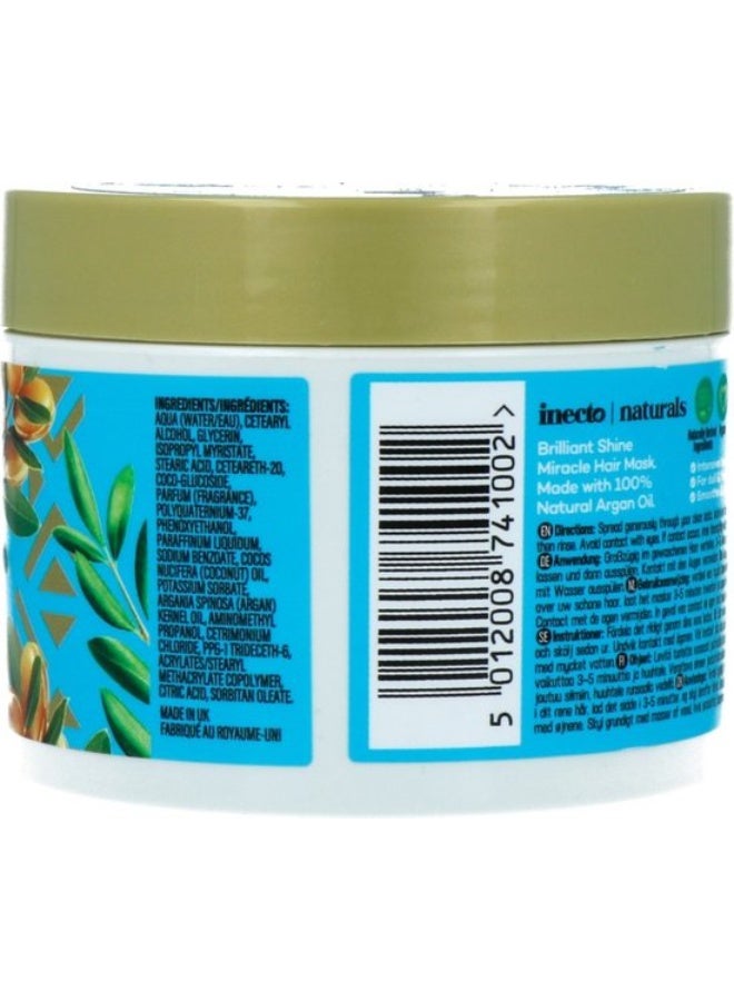 Inecto Natural Miracle Hair Mask Argan Oil - 300ml - Image 2