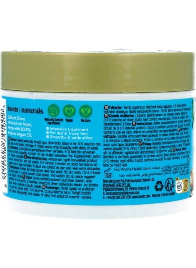 Inecto Natural Miracle Hair Mask Argan Oil - 300ml - Image 3