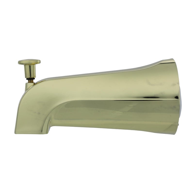 DANCO Universal Tub Spout with Diverter Polished Brass 1Pack 89265