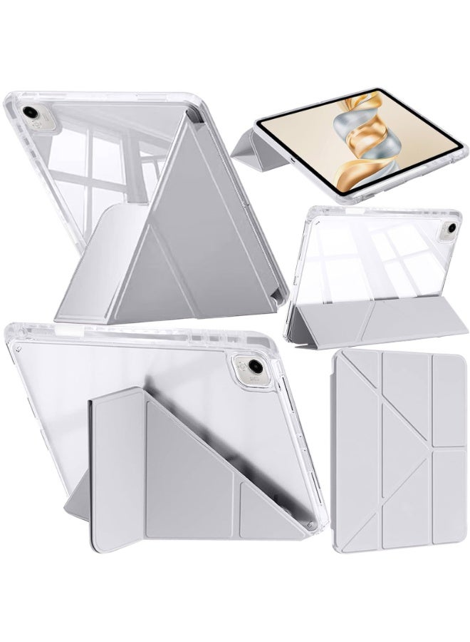 eGreen99 for Honor Pad X9a 11.5 Inch Case Cover, Triple Fold Y-shaped Design, Multi Angle, Leather Tablet Cover, Automatic Wake-up/sleep,Grey - Image 1