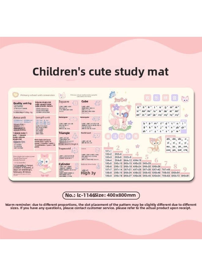 Study Desk Mat Oil-Proof Wash-Free Children's And Students Special Writing Desk Desktop Protection Mat Computer Office Tablecloth-Color:400x900mm-Pattern:Star Dew [anti-fouling, Odorless And Easy To Scrub]  - Image 3