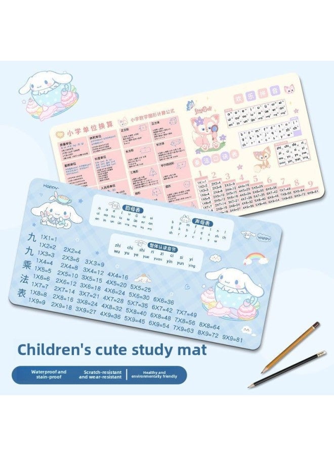 Study Desk Mat Oil-Proof Wash-Free Children's And Students Special Writing Desk Desktop Protection Mat Computer Office Tablecloth-Color:400x900mm-Pattern:Star Dew [anti-fouling, Odorless And Easy To Scrub]  - Image 5
