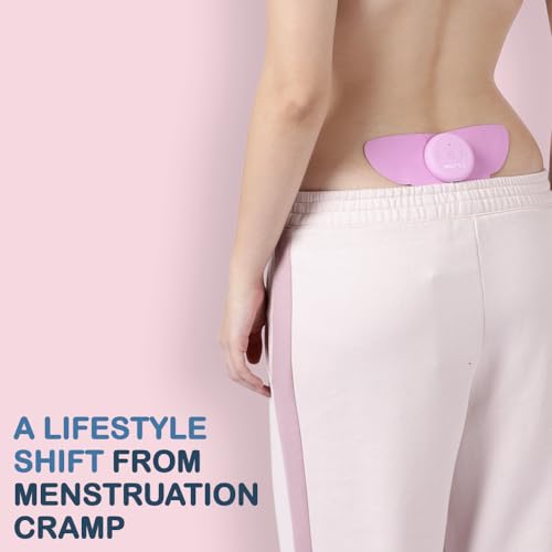 BPL Medical Technologies EVE Instant Period Pain Relief Device| Menstrual Cramp Relief Massager| Safe & Easy to wear| Portable & Light weight| Chemical Free| Wireless and Rechargeable - Pink - Image 3