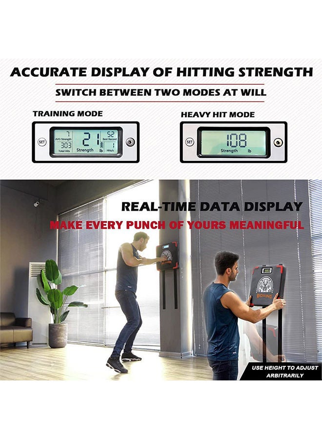 Boxing Training Punching Equipment Boxing Strength Tester Wall-Mounted Show Punch Strength Frequency