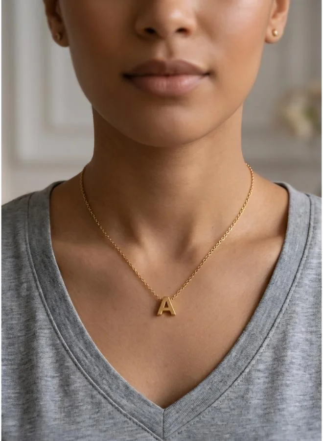 Rovaux  Initial A Pendant Necklace for Women | Best Price UAE