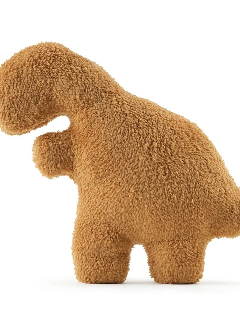 Excefore Dino Chicken Nugget Pillow, Hilarious Chicken Nugget Plush in Dinosaur Shape, Perfect Funny Gift for Kids, Boys, and Girls' Birthdays  - Image 1
