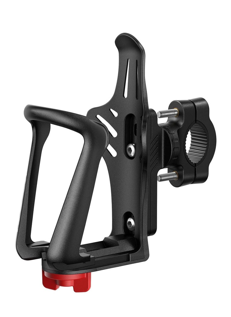 GUDOO Bike Water Bottle Holder for 1.9-2.8" Diameter Bottles for Handlebar and Frame Motorcycle Cup Holder Bicycle Drink Cage with Screw Tool Fit Standard and Smaller Size Bottles  - Image 1