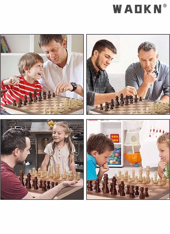 Wooden Chess Set,3-in-1 Chess Board Games with Folding Chess Board, Chess&Checkers, Backgammon, Tic Tac Toe Games,Travel Folding Chess Board Game Sets for Adults and Kids，with Folding Carrying Case - pzsku/Z1584878D3787A96CA98CZ/45/_/1723522603/9220a63f-1a2c-499d-adcc-c2b04932b69f