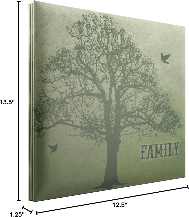 MCS Expandable 10-Page Scrapbook Album with 12 x 12 Inch Pages, 13.5 x 12.5 Inch, "Family Tree" - Image 2