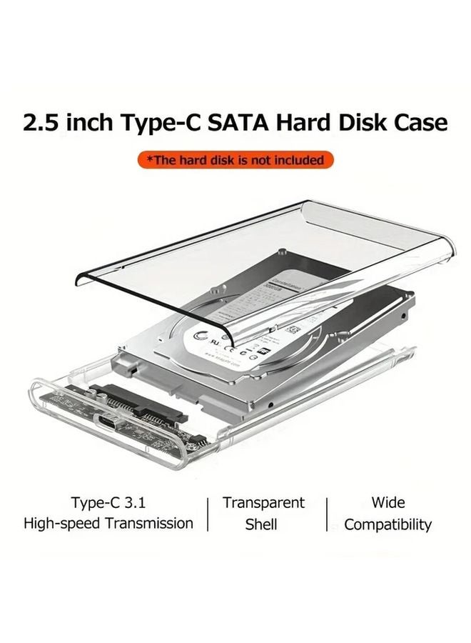 USB to Micro B Hard Drive Enclosure USB 3 0 SATA III Tool Free Case for 2 5 SSD HDD - Image 3