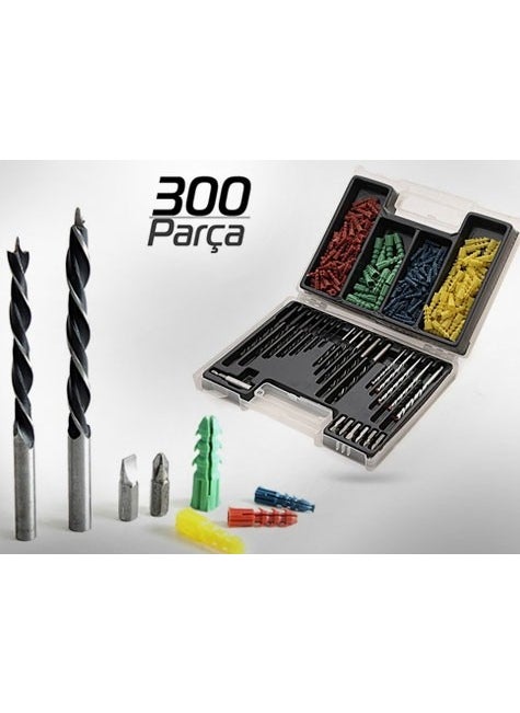 Pratik Practical 300 Piece Dowel and Drill Bit Set  - Image 1