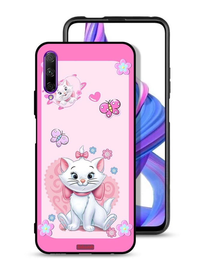 Tolwak Honor 9X Pro Protective Case Cover Cute Lady Cat - Image 1