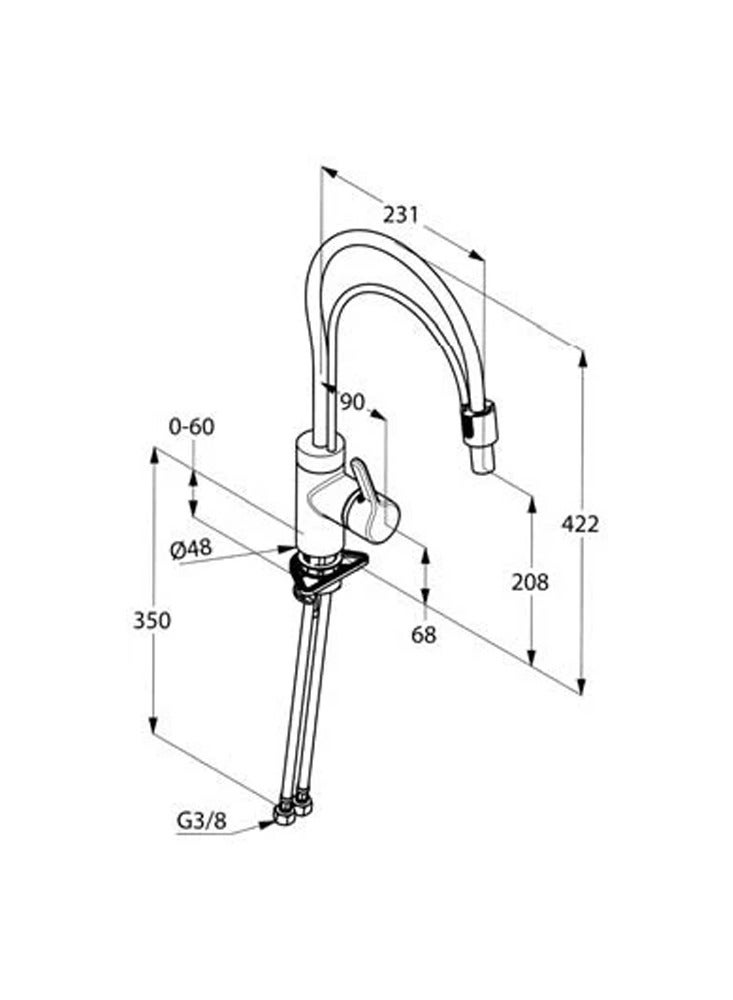 KLUDI BINGO STAR single lever sink mixer DN 15 - Image 2