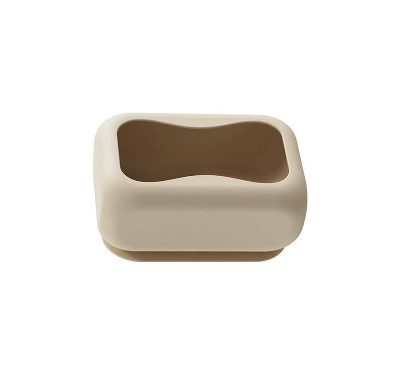 PUSHKH Silicone Tissue Box Holder with Suction Cup, Tissue Dispenser for Home, Kitchen, Bathroom, Car, Office - Image 1