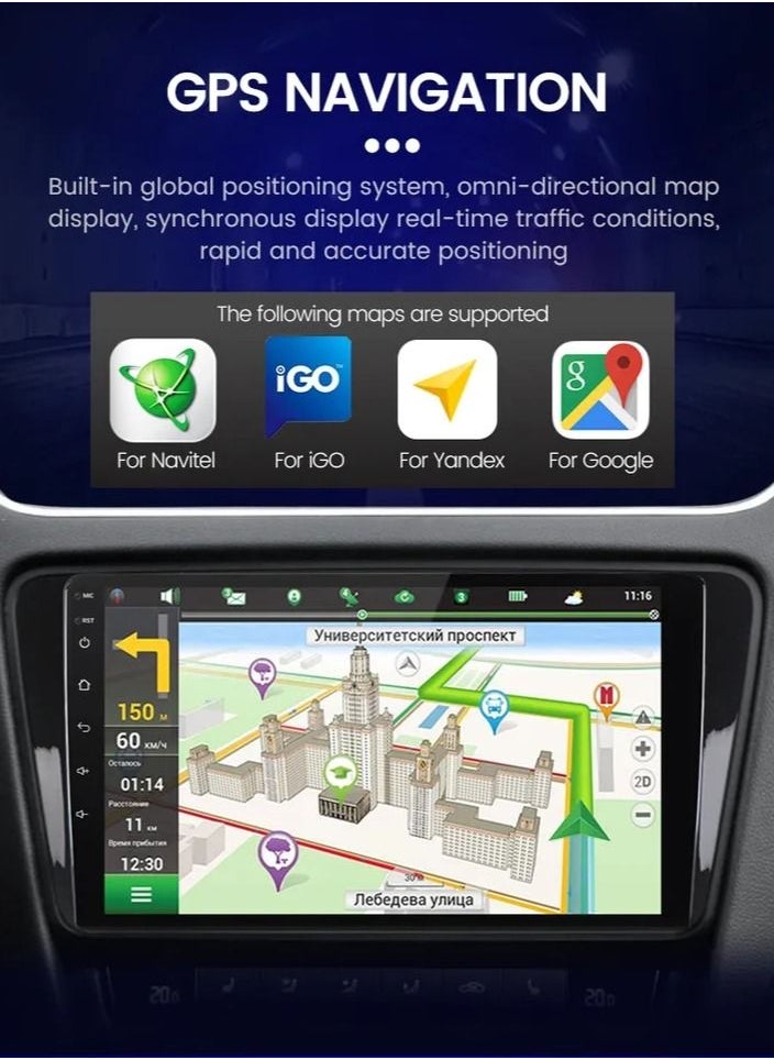 RAYMOS - Honda Civic Car Stereo  2006 To 2012 4GB RAM Support Apple Carplay Android Auto Wireless QLED Touch AHD Camera Included Bluetooth Offline Online Maps Support YouTube Play Store - Image 1