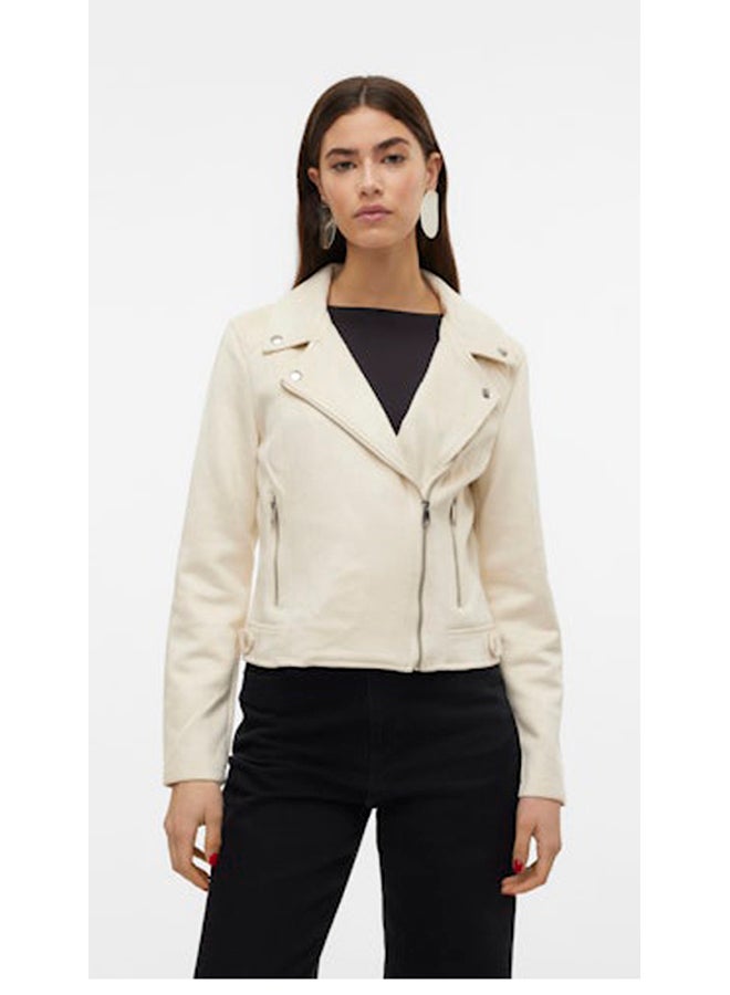 VERO MODA Short Faux Suede Jacket - Image 1