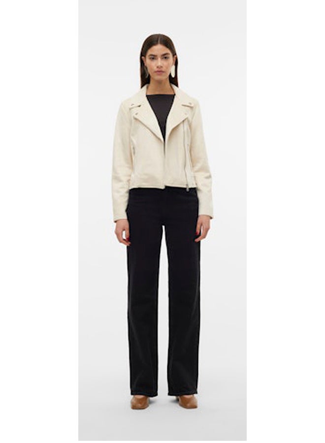 VERO MODA Short Faux Suede Jacket - Image 3