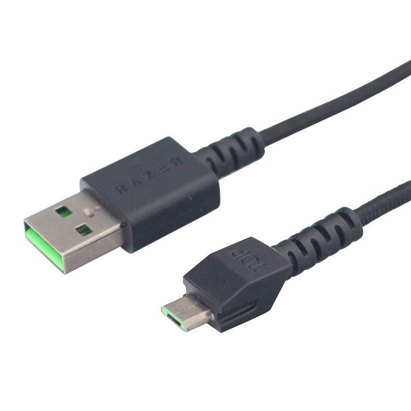 HUYUN New Micro USB Wire Data line/Charging Cable Replacement for Razer Mamba Wireless RC30-027101 Mouse/Firefly HyperFlux Mouse Mat Bundle - Image 4