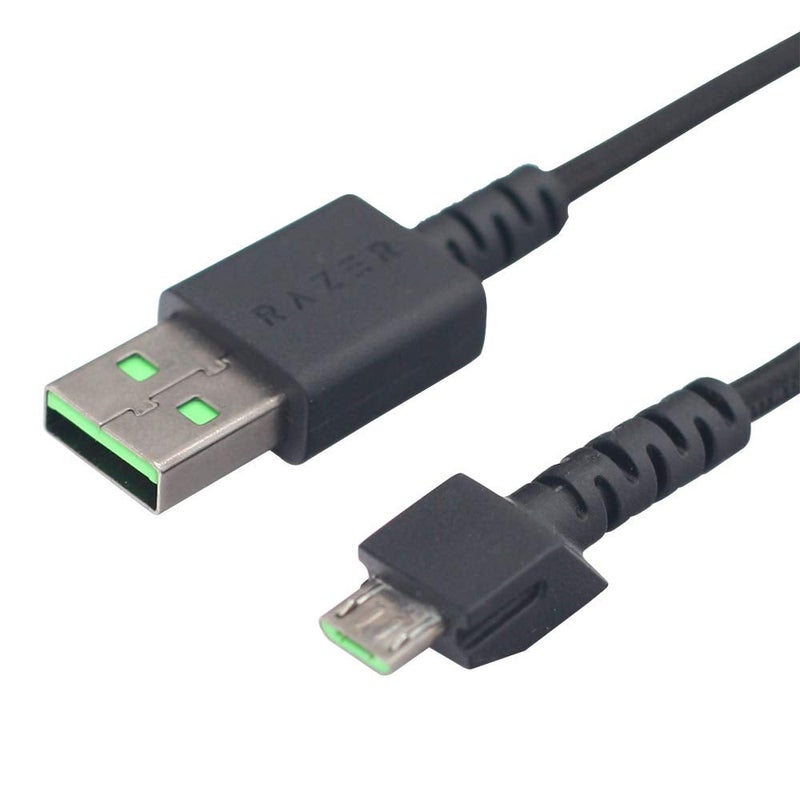 HUYUN New Micro USB Wire Data line/Charging Cable Replacement for Razer Mamba Wireless RC30-027101 Mouse/Firefly HyperFlux Mouse Mat Bundle - Image 5