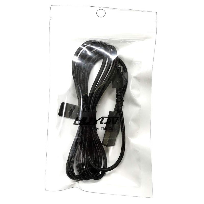 HUYUN New Micro USB Wire Data line/Charging Cable Replacement for Razer Mamba Wireless RC30-027101 Mouse/Firefly HyperFlux Mouse Mat Bundle - Image 2