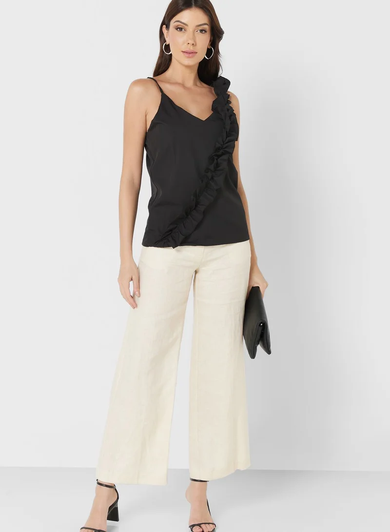 ELLA Ruffle Strap Top