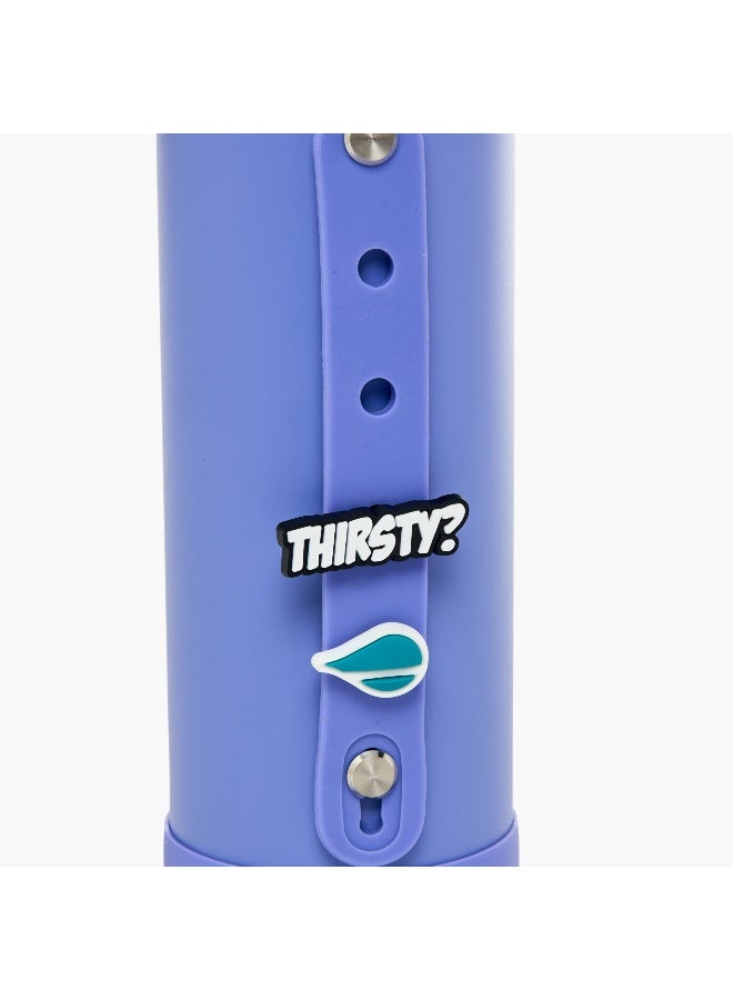 LIFESTYLE Insulated Water Bottle - Purple - 414 ml - Image 3