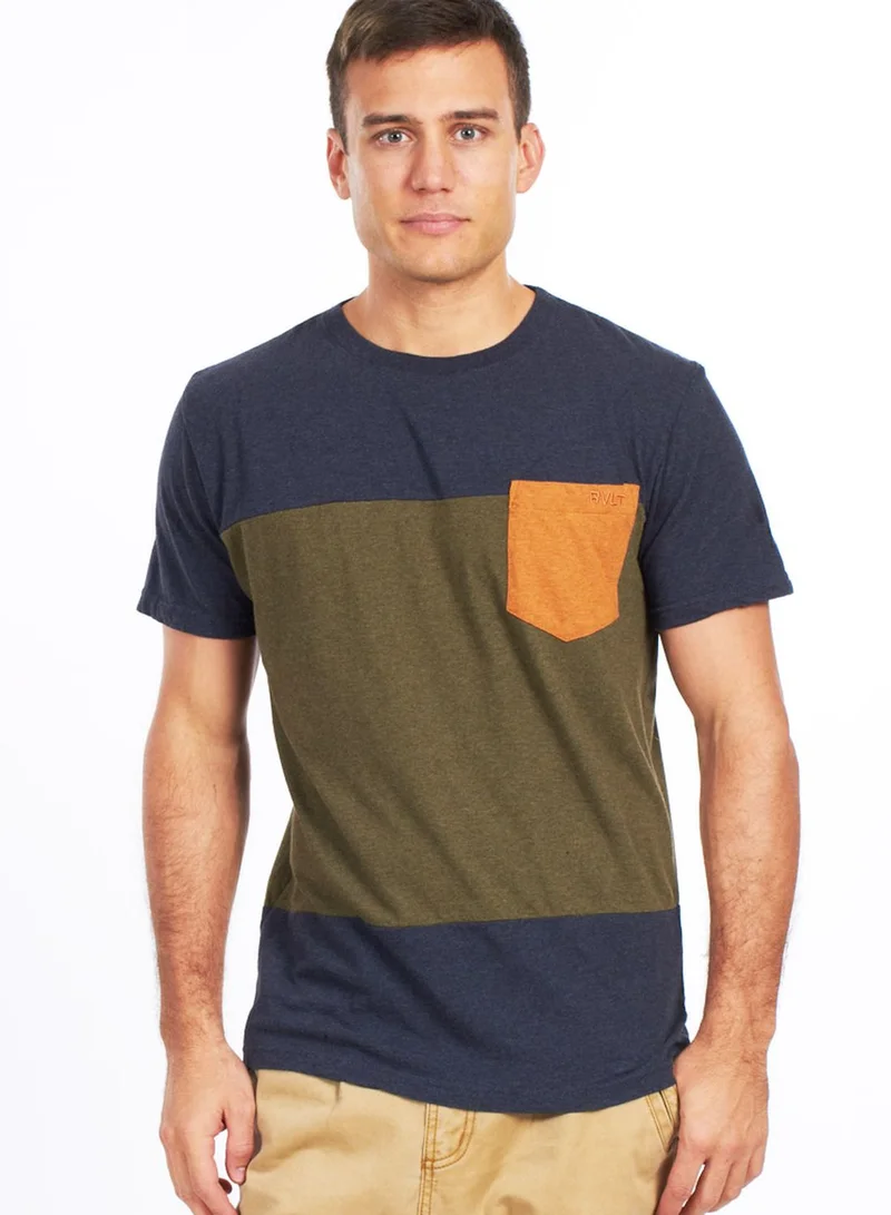 RVLT/ REVOLUTION Design Crew Neck Tshirt