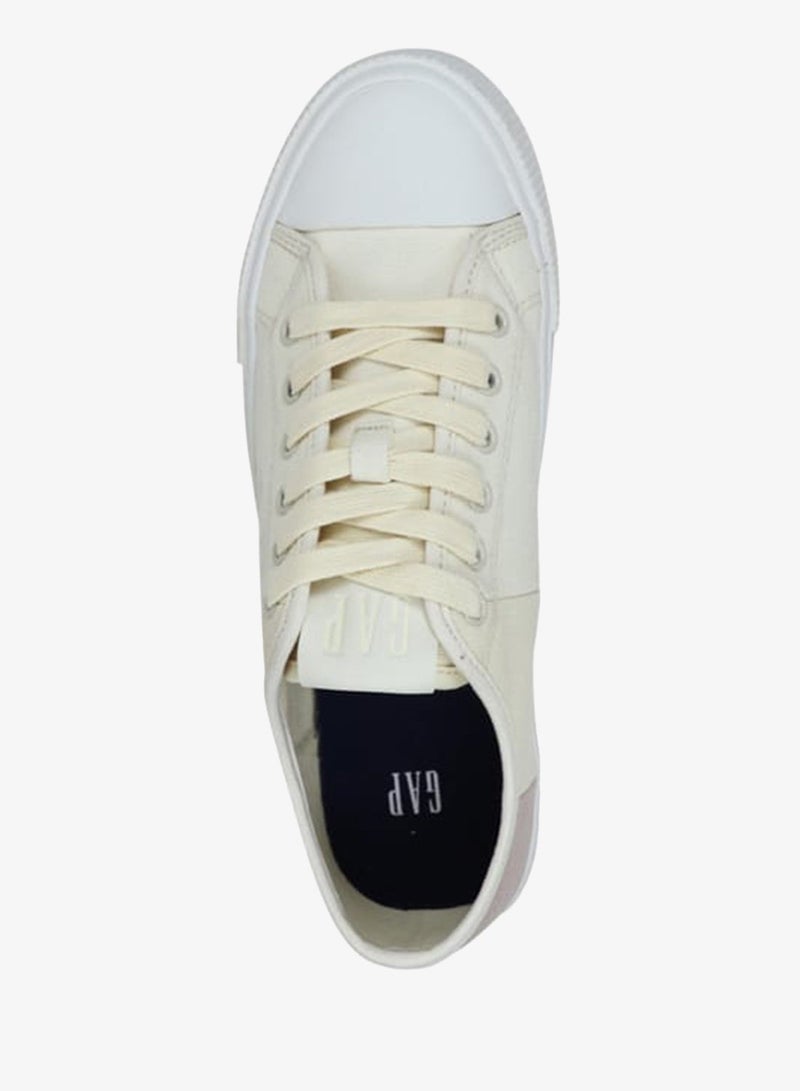 GAP Women's Logo Detail Sneakers with Lace-Up Closure - BALTIMORE - Image 4