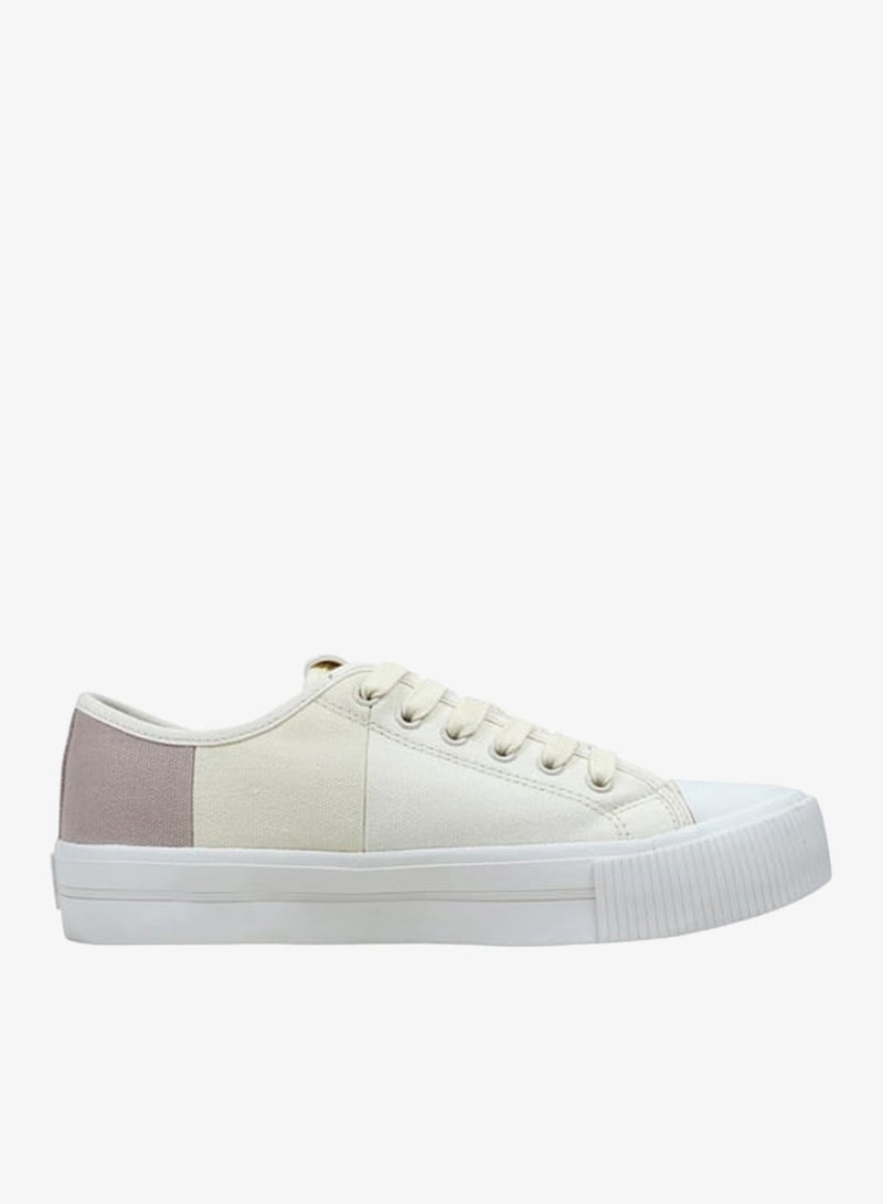 GAP Women's Logo Detail Sneakers with Lace-Up Closure - BALTIMORE - Image 1
