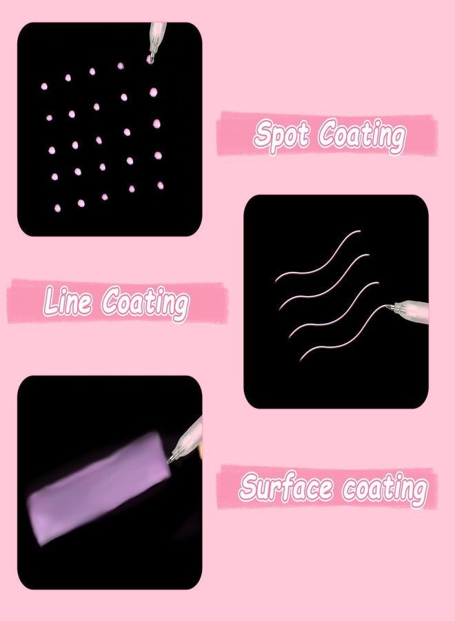 HIKIMA 15Pcs Quick Drying Color Spot Glue Pen, Upgrade Precision Glue Pens, Craft Glue Supplies Glitter Pens for Scrapbooking Handmade Crafting Card Making - Image 4