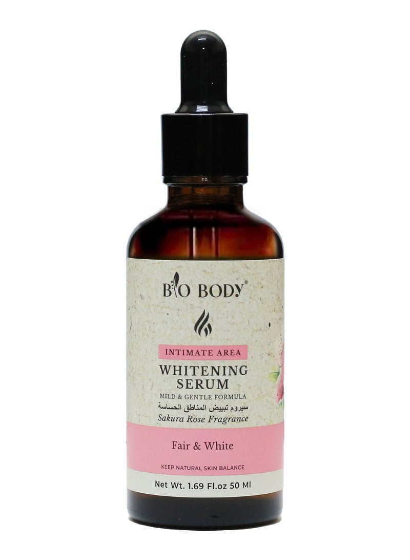 bio-body Intimate Area Whitening Serum - Mild & Gentle Formula with Sakura Rose Fragrance - 50ml - Image 1