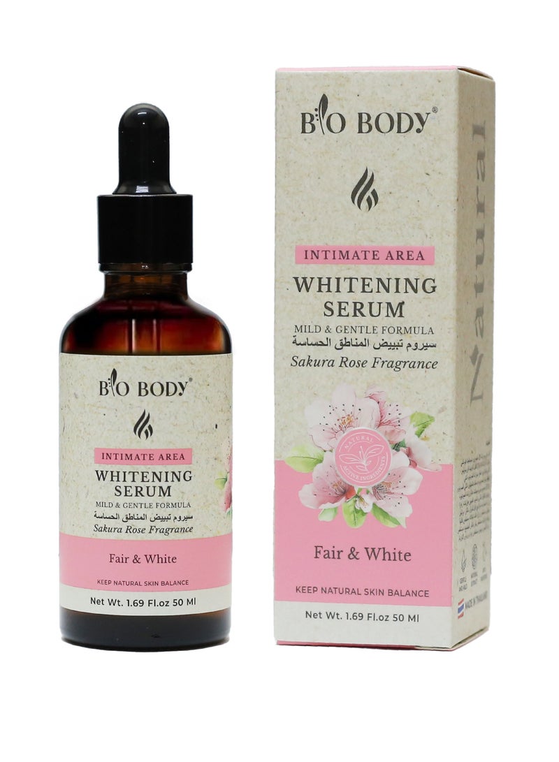 bio-body Intimate Area Whitening Serum - Mild & Gentle Formula with Sakura Rose Fragrance - 50ml - Image 2