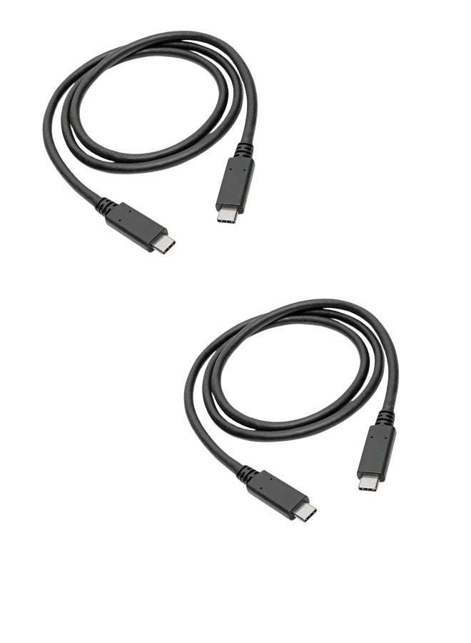 Taimi Set of 2 USB Type-C to Type-C Super Fast Charging Cables, 1.8m, for iPhone 16/15, iPad, MacBook, and Samsung - Image 1