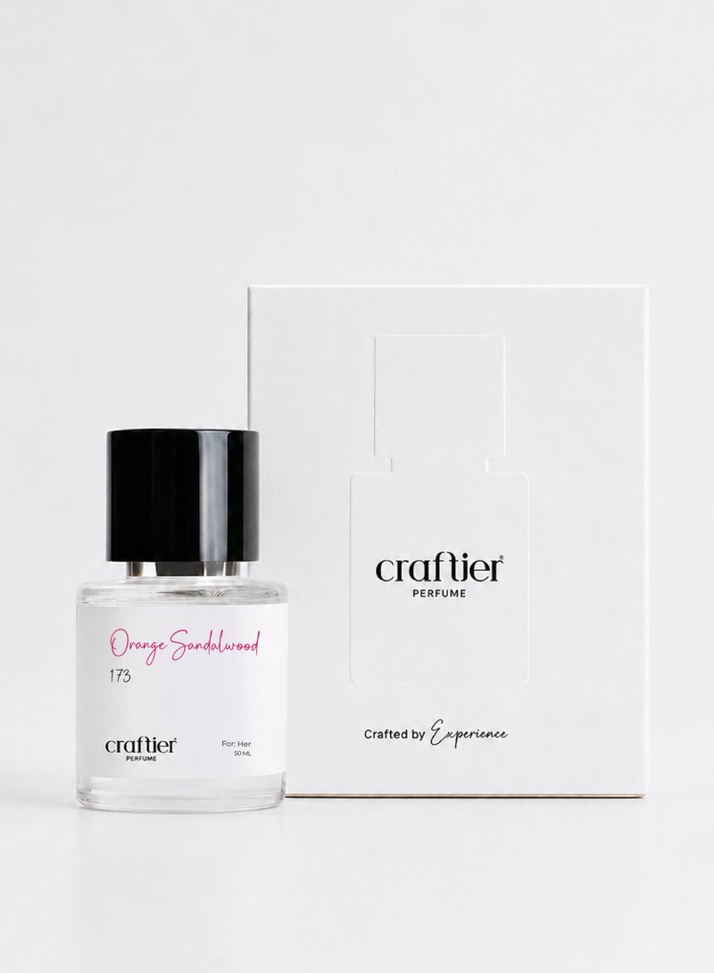 Craftier Perfume ORANGE SANDALWOOD - Inspired of-COCO NOIR, Eau De Parfum for Women - 50ml, Long Lasting Woody Fragrance Upto 36 Hrs, Travel Size Women's Perfume - Image 2