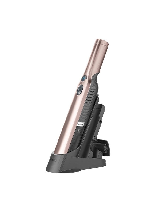 Shark Shark WV201RGBRN WANDVAC Cordless Hand Vac, Lightweight and Portable at 1.4 lbs. with Powerful Suction, Charging Dock, One-Touch Empty for Car & Home, Rose Gold  - Image 1