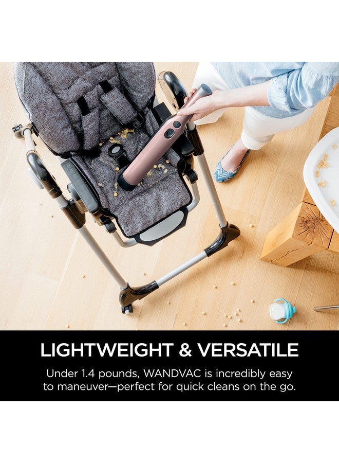Shark Shark WV201RGBRN WANDVAC Cordless Hand Vac, Lightweight and Portable at 1.4 lbs. with Powerful Suction, Charging Dock, One-Touch Empty for Car & Home, Rose Gold  - Image 4