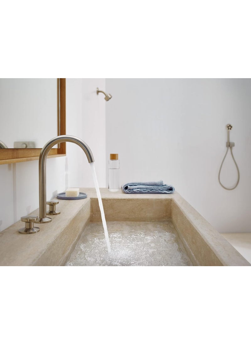 AXOR AXOR ONE 3inch Modern Handheld Shower Head 1Spray PowderRain in Brushed Nickel 48653821  - Image 3
