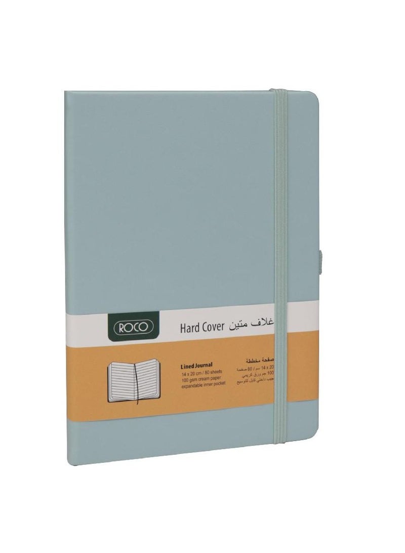 ROCO Notebook Embossed Elastic Band14 X 20 cm160 Pages (80 Sheets) - Image 1