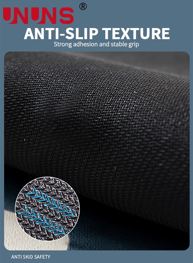 UNUNS مجموعة حصائر الحمام، 3 قطع حصائر غير قابلة للانزلاق، شكل U للمرحاض، حصائر أرضية قابلة للغسل، سجادة منطقة، سجادة على شكل وردة فاخرة، حصائر أرضية للحمام أو غرفة المساحيق أو حوض الاستحمام أو الدش، قابلة للغسل في الغسالة - Image 3