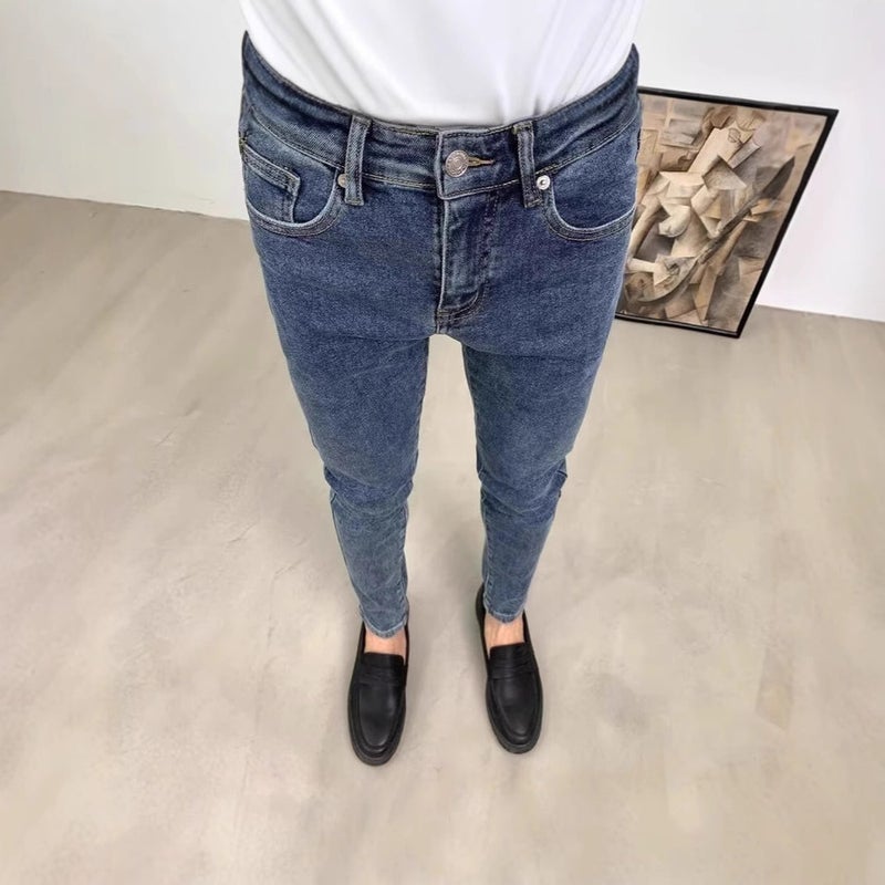 Unisex Classic Denim Jeans Loose Fit Daily Outdoor Wear - Image 3