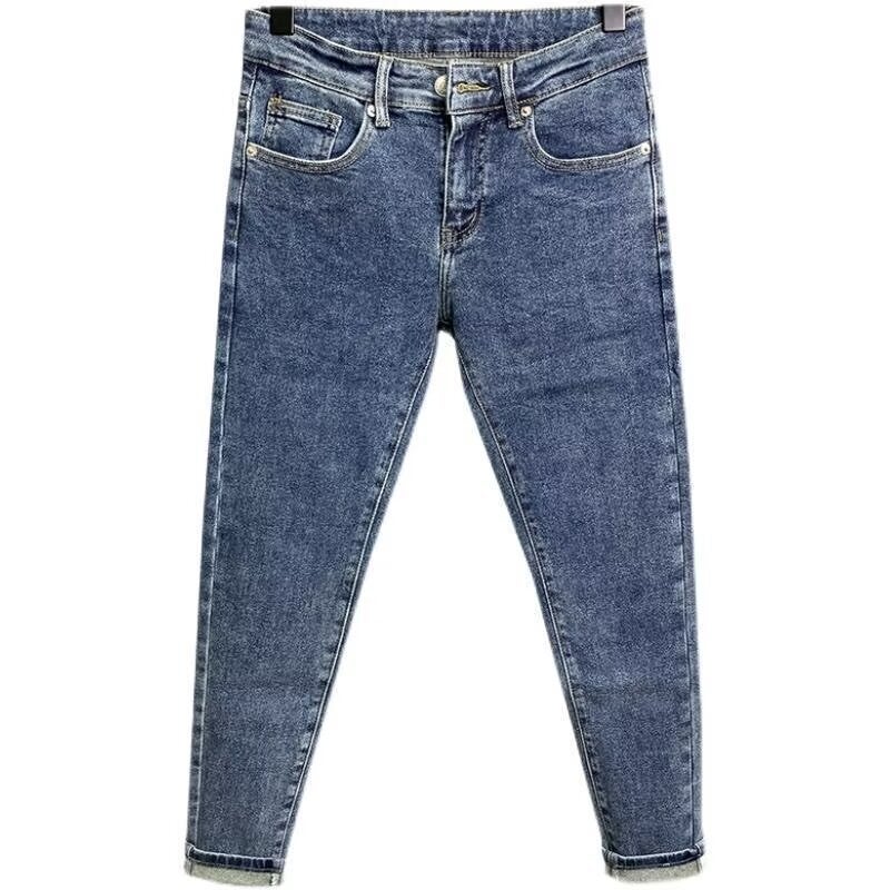 Unisex Classic Denim Jeans Loose Fit Daily Outdoor Wear - Image 1
