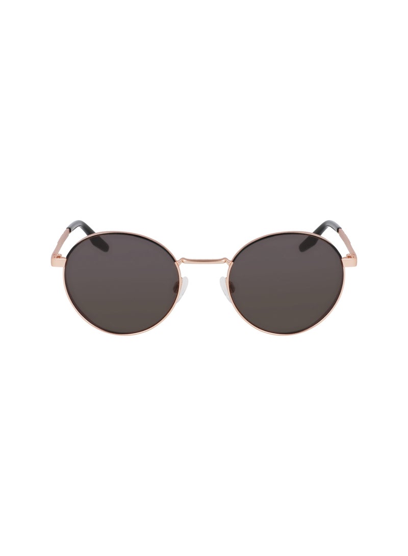 CONVERSE Women's UV Protection Round Shape Metal Sunglasses CV107S FOXING II-780-5120 - Lens Size: 51 - Satin Rose Gold/Black - Image 1