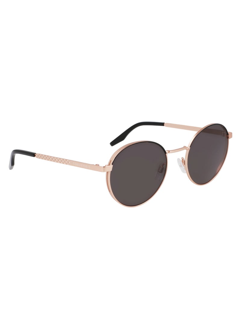 CONVERSE Women's UV Protection Round Shape Metal Sunglasses CV107S FOXING II-780-5120 - Lens Size: 51 - Satin Rose Gold/Black - Image 3