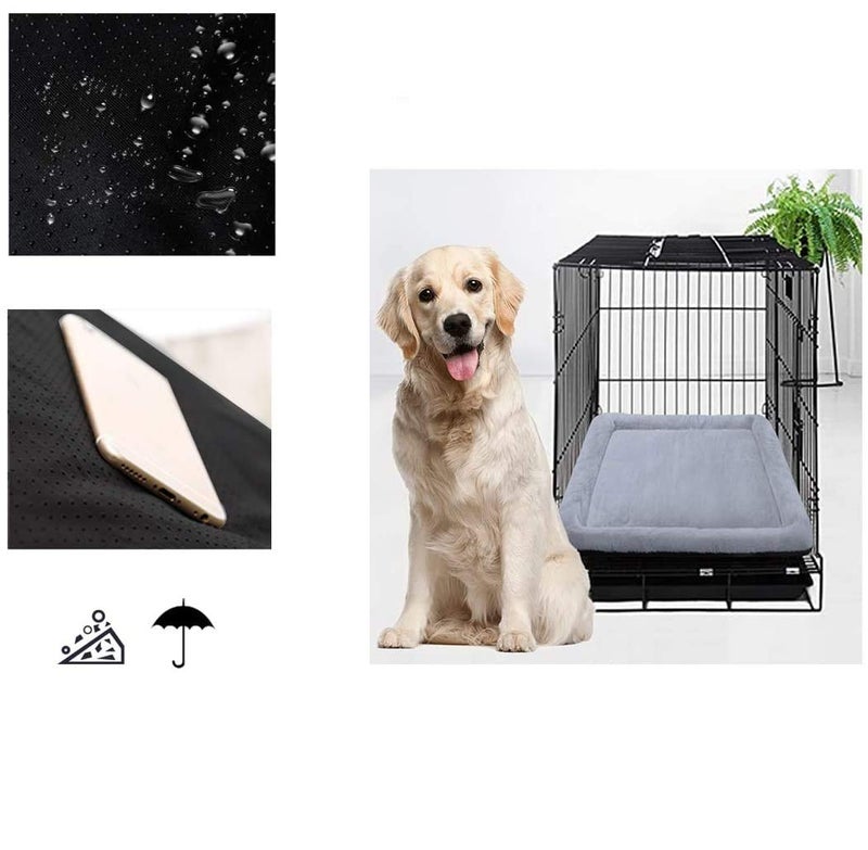 KOZI PET Summer Super Soft Dog & Cat Crate Fabric Bed -Fluffy Pet Bed All Season-Machine Wash & Dryer Friendly-Anti-Skid Pet Beds (Medium) - Image 4