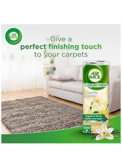Air Wick Carpet Fresh, Neutralises Odour, Fragrances the Air, Freshens as you Vacuum, Easy to Use Carpet Powder Deodoriser, Country Vanilla Fragrance, 500g  - Image 2