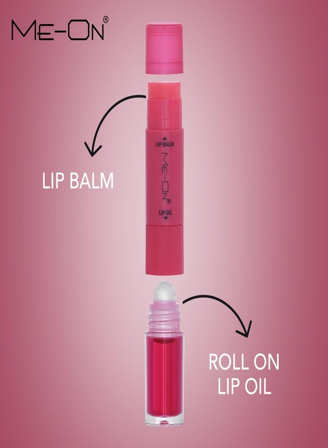 ME-ON Juicy Lips Lip Balm & Lip Oil (2 in 1) (Juicy, Strawberry) - Image 4
