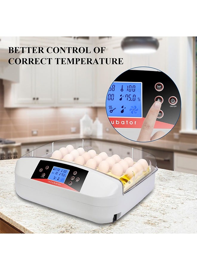 Sakulight - 56 Incubators for Hatching Eggs with Automatic Egg Turning and Automatic Temperature Control, Egg Incubator with ℉ Display for Chicken, Duck, Quail and Goose - Image 1